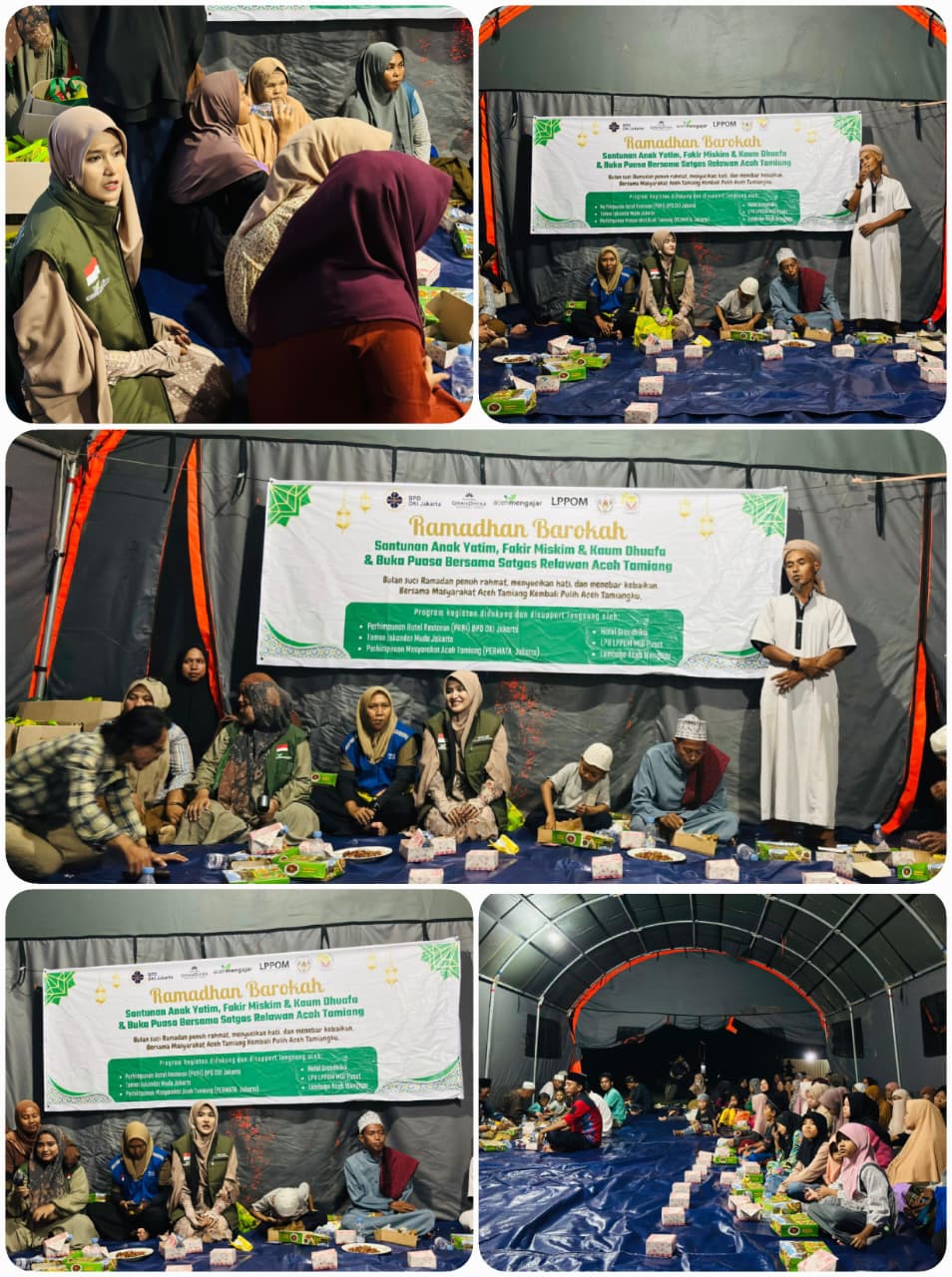 PERMATA Bersama Relawan Aceh Mengajar & Satgas Aceh Tamiang Tebar Kepedulian, Santuni 170 Warga dalam Agenda Ramadhan